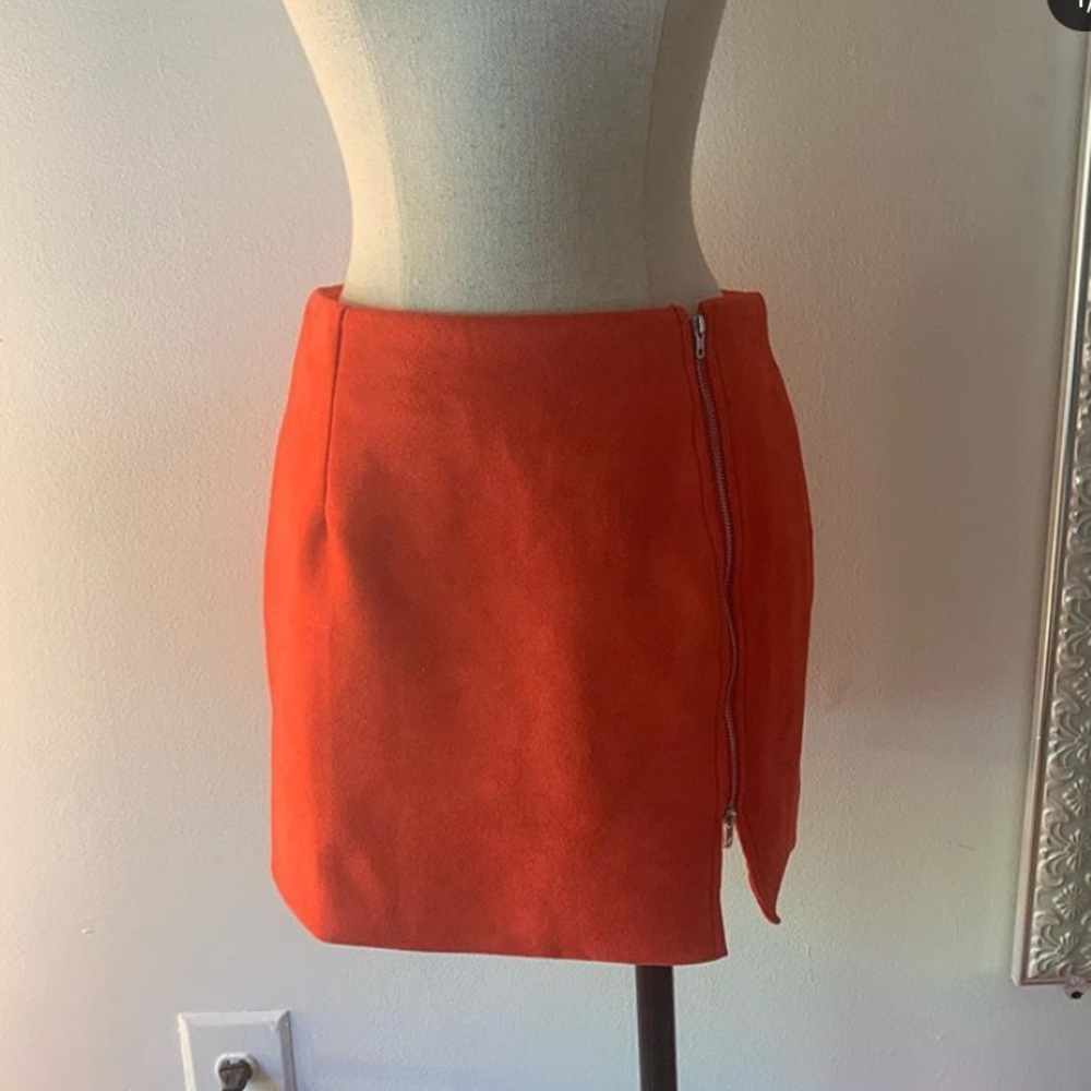 forever 21 zip up skirt